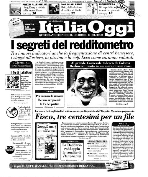 Italia oggi : quotidiano di economia finanza e politica